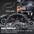 Steering Wheel Cover Carbon Fiber Anti-Skid Segmented Steering Wheel Protector Universal Fit Hard Car Steering Wheel Cover for Men/Women Car Inter...