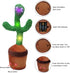 Dancing Cactus Toy with Music, Lights - Talking, Recording, Repeating Mimic Toy for Babies, Toddlers - Cute Green Cacti Stuffed Plush w/120 Songs,...