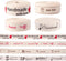 Cheriswelry 20yards Cartoon Printed Cotton Ribbon Word Handmade with Love Printed Ribbons Home Sewing Cloth Labels Ribbon Tag Knitting Crafts Garm...