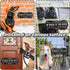 2 Pieces Dog Sign for Fence Beware of Warning Signs Metal Aluminum Funny Rustic Dog in Yard Keep Gate Closed Wall Door Sign (Classic Pattern)...