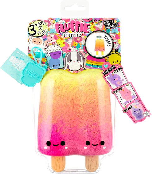 Fluffie Stuffiez Ice Pops Small Collectible Feature Plush - Surprise Reveal Unboxing Huggable Tactile Play Fidget DIY Ultra Soft Fluff...