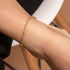 PORI JEWELERS 925 Sterling Silver 4.5mm Filo Chain Link Anklet - Available in Silver or Yellow...