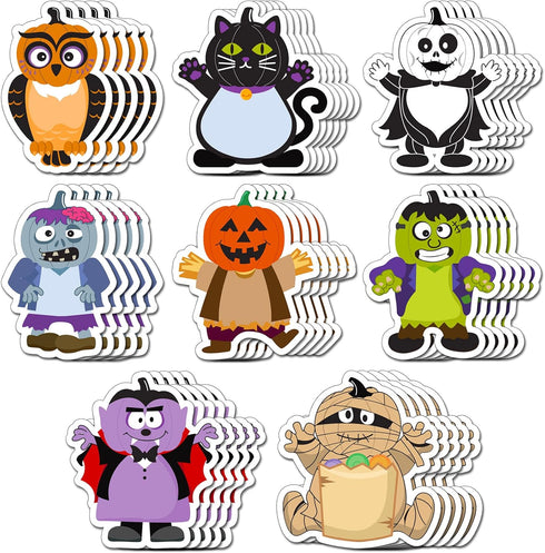 800 Sheets Halloween Sticky Notes 40 Pads Spooky Fun Pumpkin Ghost Cat Weird Aesthetic for Office Supplies Kids Gift Party Decoration Favor, 3.15 ...
