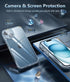 FNTCASE for iPhone 15 Phone Case: Clear Slim Shockproof Cell Phone Protective Cover | Anti Yellowing Scratch Proof Drop Proof Tough 5G Mobile Phon...