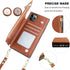 Bocasal Crossbody Wallet Case for iPhone 11 Pro Max with Card Holder,Zipper Card Slot Protector Shockproof Purse Cover with Removable Cross Body S...