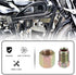 X AUTOHAUX 20pcs Motorcycle Brake Line Tube Fittings 10mm Nuts 10 Male 10 Female for 3/16" Hydraulic Brake Lines Union Durable Brake Pipe Connecto...