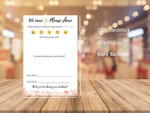 100 Suggestion Cards Comment Cards Airbnb Essentials for Hosts Restaurant Supplies Guest Review Cards Business Review Cards Suggestion Box Cards F...