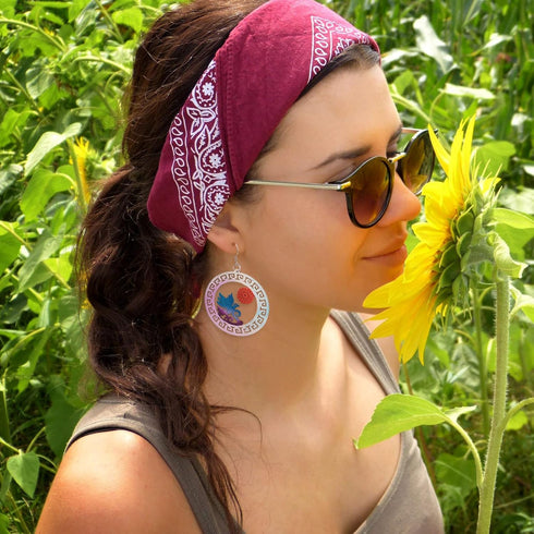 Beadthoven DIY Wood Dangle Earring Making Kit 13 Styles Hollow Filigree Unfinished Wood Pendants Bohemian Earrings Wooden Charms with Earring Hook...