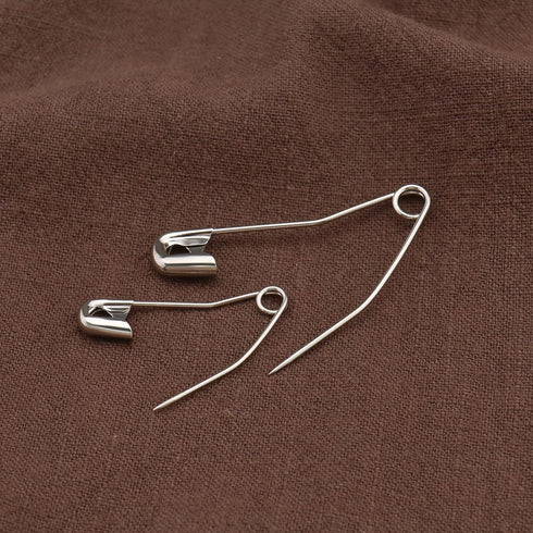 Create idea 200Pcs Curved Safety Pins Curved Security Pins Quilting Basting Pins Curved Basting Pins Office Accessories for Crafting Quilting Sewi...