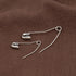 Create idea 200Pcs Curved Safety Pins Curved Security Pins Quilting Basting Pins Curved Basting Pins Office Accessories for Crafting Quilting Sewi...