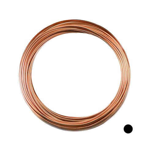 19 Gauge, 99.9% Pure Copper Wire (Round) Half Hard CDA #110 Made in USA - 25FT by CRAFT WIRE...