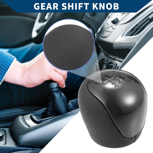 6 Speed Manual Gear Shift Knob for Hyundai IX35 2009-2015 / Front Automotive Gearbox Stick Shifter Lever Knob/Durable Plastic / 1 Pcs Black...