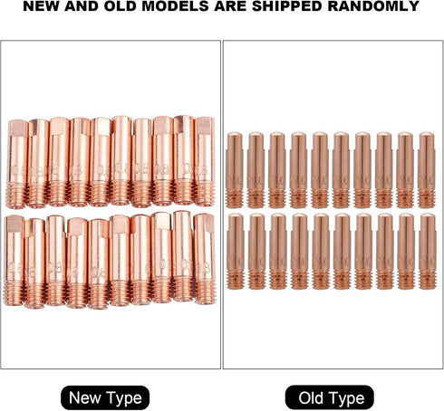 20-pk Contact Tip 0.030 Miller MIG Welding Consumables Tips for 15AK MIG/MAG/ARC Welding Torch Welding Gun Accessories 20 Pack 0.8/1.0mm (0.8mm / ...