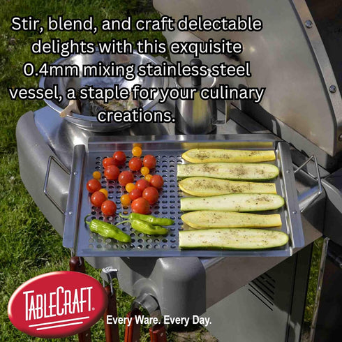 Tablecraft 4 qt Stainless Steel Mixing Bowl...
