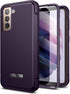 SURITCH for Samsung Galaxy S21 Case 6.2 Inch (Only), (2 Front Frames) Full-Body Heavy Duty Rugged Shockproof Phone Cover with Built-in Screen Prot...