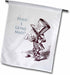 3dRose fl_110410_1 Mad Hatter Have I Gone Mad Alice in Wonderland Garden Flag, 12 by 18-Inch...