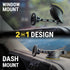Scosche MagicMount SMSWDEX MagSafe Car Mount, Magnetic Phone Holder for Car Windshield/Dashboard, Suction Cup Phone Mount Compatible w/iPhone 15/1...