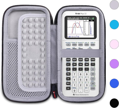 Hard Case Compatible with Texas Instruments TI-84 Plus CE/TI-84 Plus/TI-Nspire CX II CAS/TI-Nspire CX II/TI-83 Plus/TI-85 /TI-86 /TI30xs /TI36X Pr...