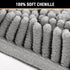 H.VERSAILTEX Chenille Bath Mat Thick Soft Absorbent for Bathroom, Microfiber Dries Quickly, Shaggy Washable Plush Durable Rug, Bathtub and Shower ...