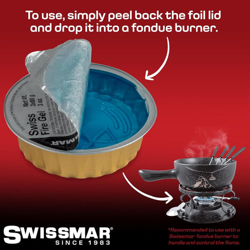 Swissmar F65200 Fire Gel Cans, 3-Ounce, Set of 3...
