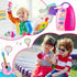 Skylety Musical Smart Remote Key Toy Fake Car Toy Keys with Sound and Lights Fun and Educational Key Toys for Travel Play (Pink)...