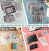50 Pieces Stamp and Dies Clear Storage Pocket,3.9x3.9inch Scrapbooking Storage Bags for Die Cuts,Resealable Plastic Seal Pockets Folders for DIY C...