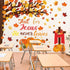 124 Pcs Fall Tree Classroom Bulletin Decor Fall for Jesus He Never Leaves Bulletin Board Set Autumn Maple Leaves Pumpkin Harvest Cutout for Thanks...