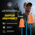 Plugfones Basic Earplug Headphones Earplug-Earbud Hybrid 27 dB Noise Reduction Rating OSHA Compliant Hearing Protection Earphones Noise Reducing W...