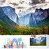 Yosemite Jigsaw Puzzles for Adults 1000 Pieces, 1000 Pieces for Nature National Park Puzzles, for Women & Men & Mom & Dad...
