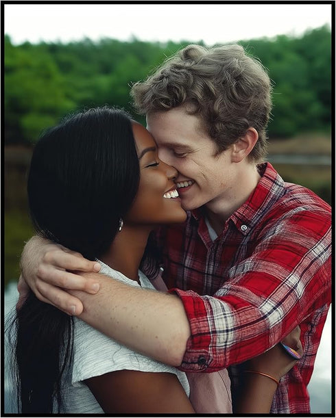 Posterizer 1 pcs-couple’s photo shoot-Valentine's day cute poster-Romantic Art-Holiday Poster Collection-Gift for Couples boyfriend girlfriend Hus...