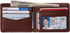 Alpine Swiss Mens Nolan Bifold Commuter Wallet Cowhide Leather RFID Safe Comes in a Gift Box Tan...