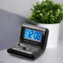Westclox LCD Digital Bedside Alarm Clock with Blue Backlit Display and Snooze Function, Battery Operated, (Black, 3-Inch)...