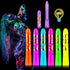 6 PCS Glow in The Dark Face Body Paint Crayons Kit,Professional Neon Face Paint Sticks Long Lasting Waterproof Glow in The Dark Party Supplies for...