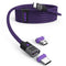 240W USB C to USB C Charger Cable, 48V 5A Magnetic Charging Cable 5.9ft, Nylon Braided Fast Charging for Type-C/Micro Compatible with Galaxy S24/S...