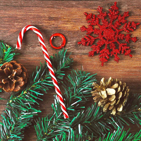 Whaline 25 Pcs 1.6-2.4 Inches Christmas Pine Cones Decoration with String, Natural Rustic Pinecones Bulk Ornaments for Crafting for Home Accent De...