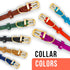 OOPSDOGGY Reflective Rolled Leather Dog Collar for Small Dogs, Adjustable Soft Padded Pet Collar for Small Breed Dogs Puppy (XS, 8"-11", Green)...
