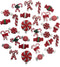 Buttons Galore Candy Cane Super Value Pack Craft Buttons, Red 50 Pack...
