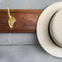 Design House 181941 Double Hat and Coat Hook Polished Brass 5-Pack...