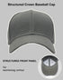 Utmost Structured Baseball Cap with Adjustable Closure - Performance Hat for Outdoor Activities and Custom Embroidery...