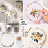 6Pcs Wooden Embroidery Hoops for Quilting Accessories - 4 inch to 10 inch Cross Stitch Craft Rings for Crafts Quilting Frame for Hand Quilting Sup...