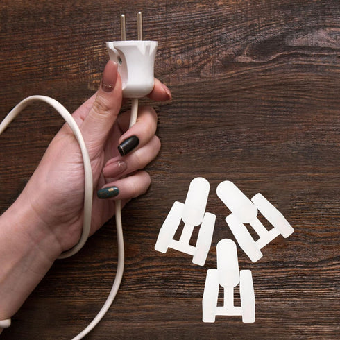DOITOOL Outlet Covers 100pcs 3 Prong Plug Cover Plastic Socket Covers Electrical Protector Safety Caps for Electrical Outlets Easy Install Outlet ...