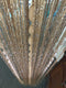Hysenm Door String 39x79 Inch Curtains Champagne Panel Soft Balls Romantic Glitter Fringe Room Divider Home Décor Wedding Girls Bedroom Window Liv...