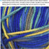 uxcell Cotton Blend Yarn, 5 Pack of 50g/1.76oz Soft Crochet Craft Yarns for Knitting and Crocheting Craft Projects, Blue-Yellow......