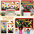 Super Themed Hero Bulletin Board Decoration Set DIY Photo Crafts Hero Themed Bulletin Board Borders Super Themed Hero Paper Cutouts Super Themed H...
