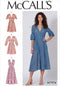 McCall Pattern Company McCall's Women's Sleeveless and Short Sleeve Button Up Dress Sewing Patterns, Sizes 14-22,White...