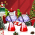SuproBarware Wine Glasses Creative Mushroom Shaped Cocktail Drinks Glass Cup Set of 2 Clear 250ml/8.5oz for Party Novelty Drinking for KTV Bar Clu...