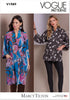 Vogue Misses' Loose Fit Kimono Jackets V1989, Sizes XS-S-M-L-XL-XXL, Multicolor...
