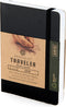 Pentalic 4" x 6" Pocket Grid Traveler Journal, 160 Pages, Black...