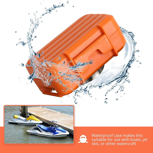 Trackmategps Heavy-Duty Waterproof/Weatherproof Magnetic Stash Case for GPS Tracker - Highly Durable Protective Case Rust-Proof Magnet...