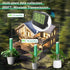 VODESON Plant Soil Moisture Meter with 230ft RF Wireless Waterproof for Moisture,Temp,Sunlight,Time,Ideal for Garden, Farm, Lawn Care-Outdoor Plan...